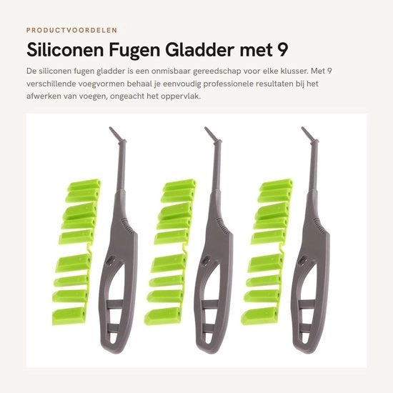 Fugagomma a Silicone con 9 Forme di Giunzione