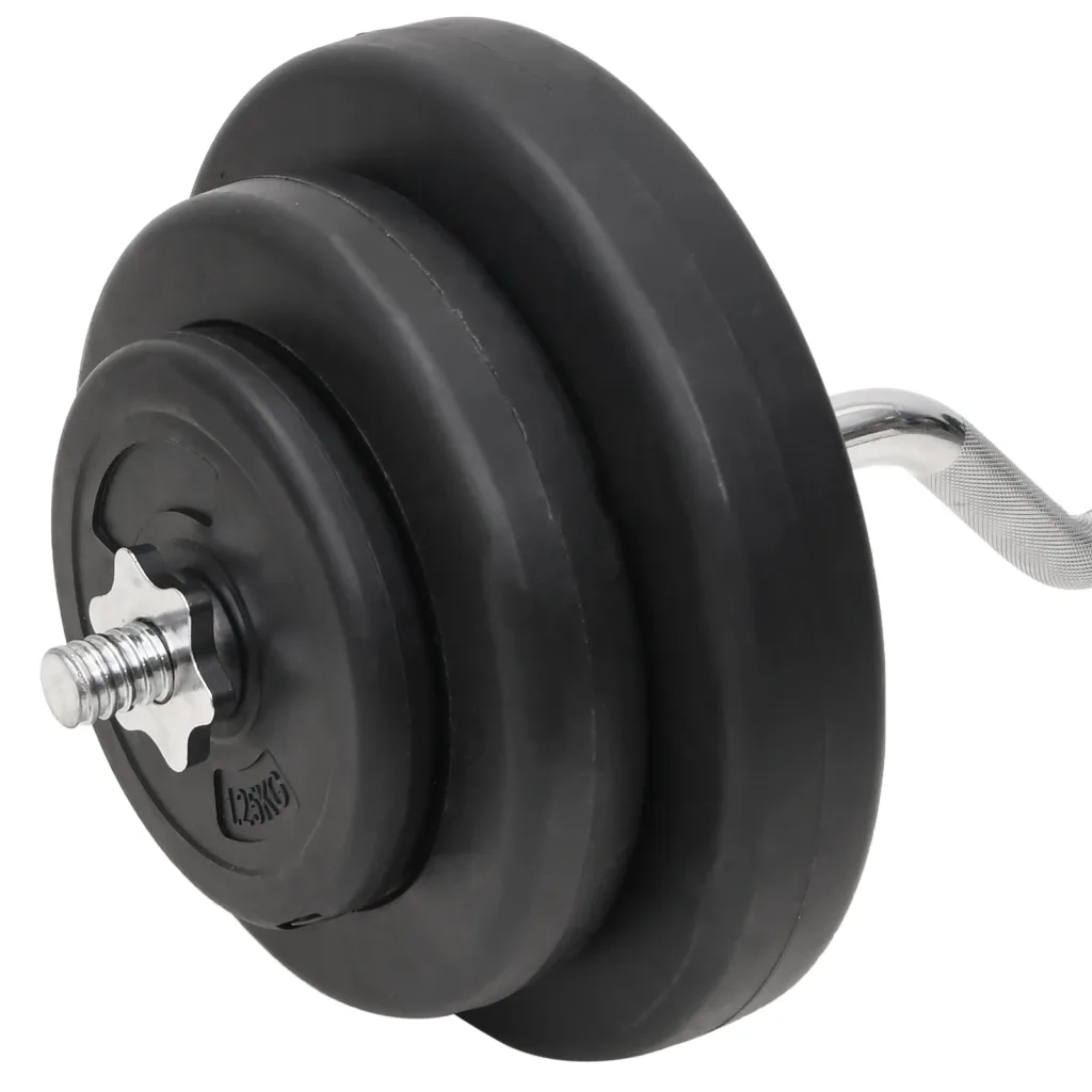 Set Bilanciere Curl e Manubri con Dischi 60 kg CFW1597402