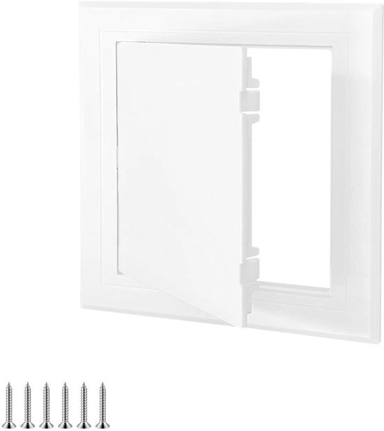 Pannello di accesso 150 x 150 mm - Porta di accesso smontabile - Resina - Pannello di accesso - Soluzione di manutenzione - Progettazione estetica - Facile da installare - Pannello di accesso smontabile