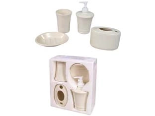 SET BAGNO IN CERAMICA BIANCA    AGLAIA