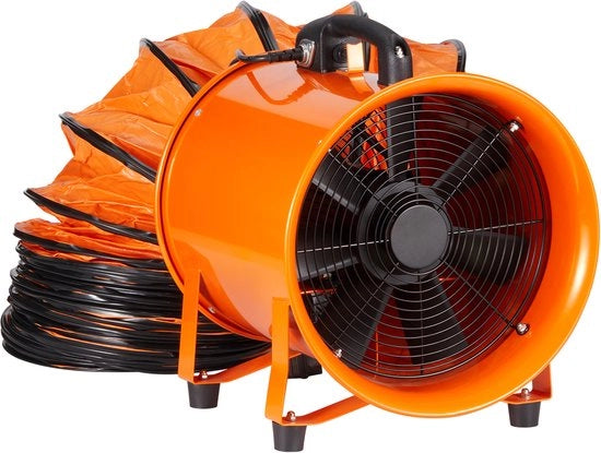 Ventilatore da costruzione 365W motore AC ventilatore da costruzione 2810 giri/min ventilatore soffiante 1214 L/s (2574 CFM) ventilatore assiale 10 m tubo ventilatore assiale 79 dB livello di rumore ventilatore industriale IP44