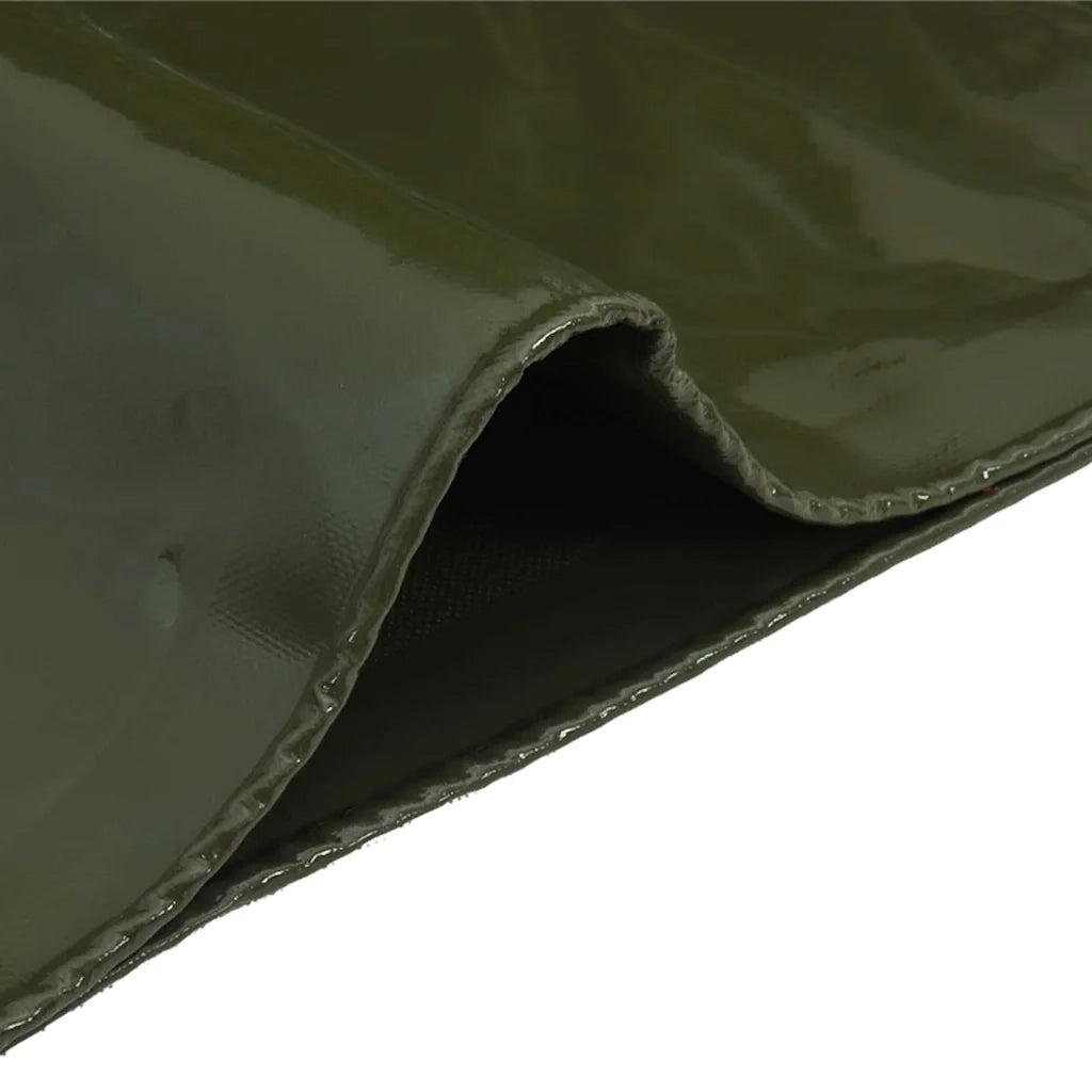 Telo 650g / m² Verde oliva 4 x 4 m Tela con rivestimento in PVC 42017758