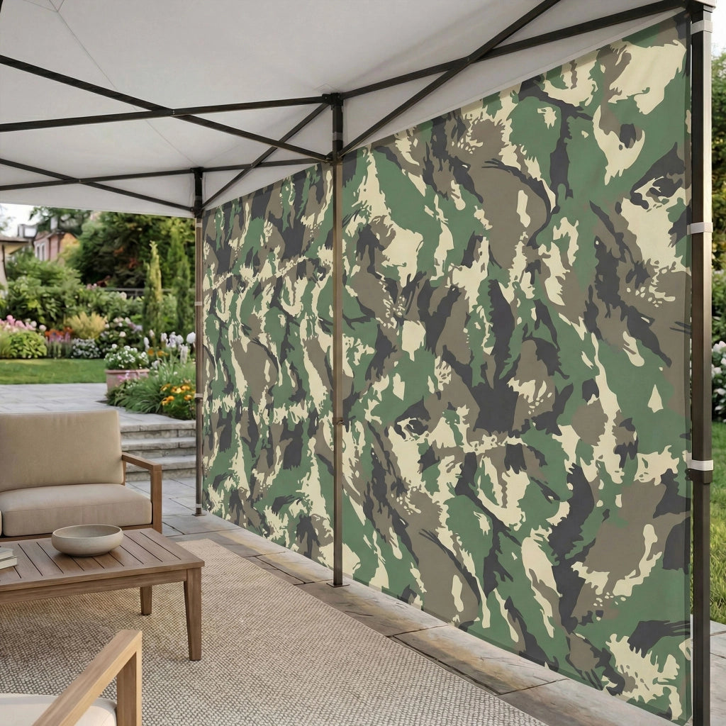 Telo laterale da 450x200h cm per gazebo da giardino camouflage
