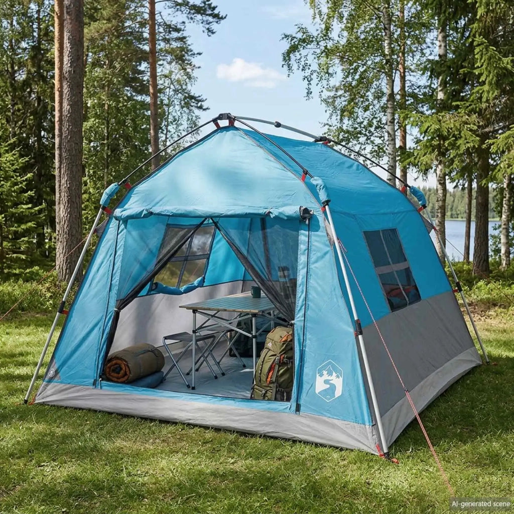 Tenda istantanea resistente all'acqua 2 persona Blu 42042263