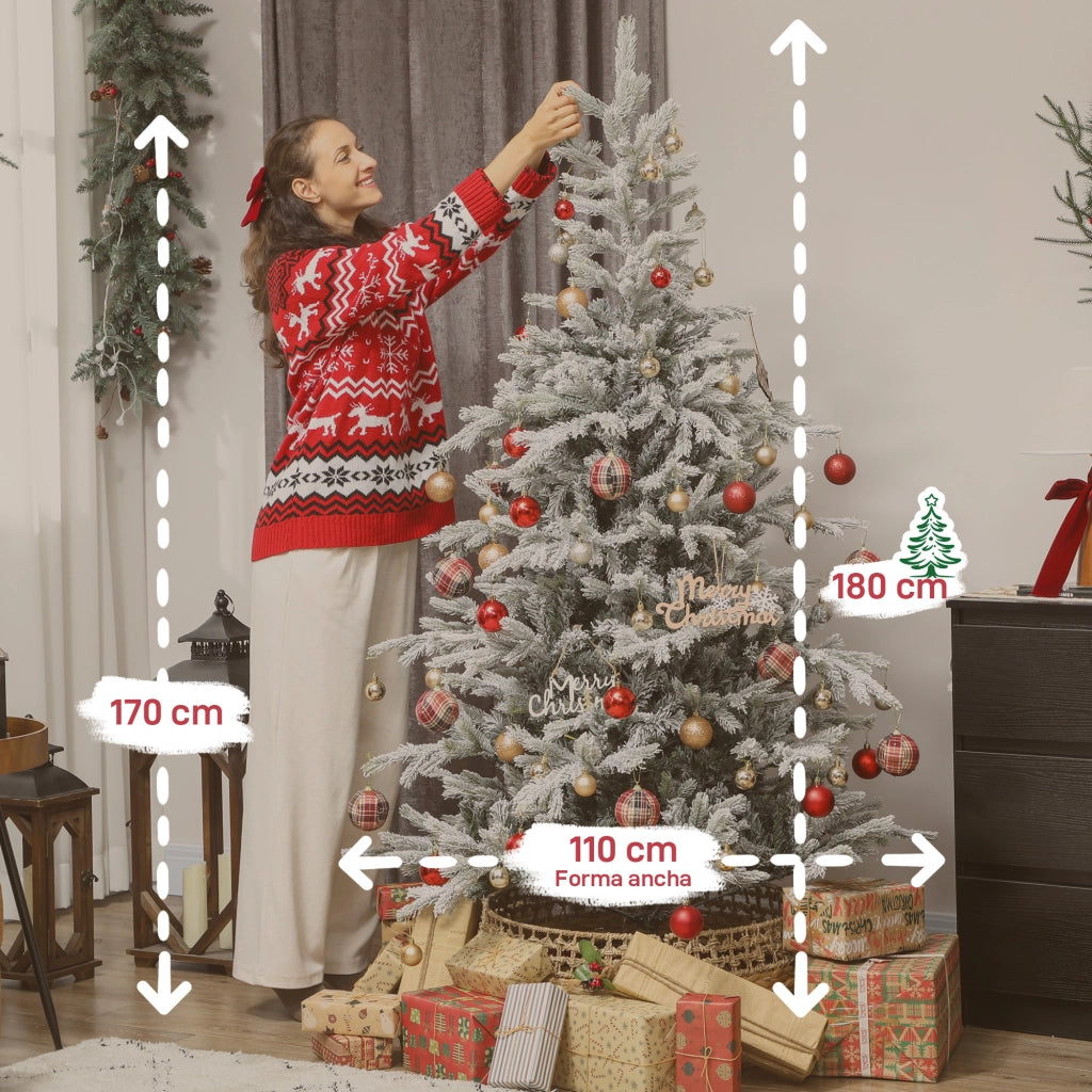 Albero di Natale Nevado ¨C Minimal ¨C 180 cm Base Plegabile