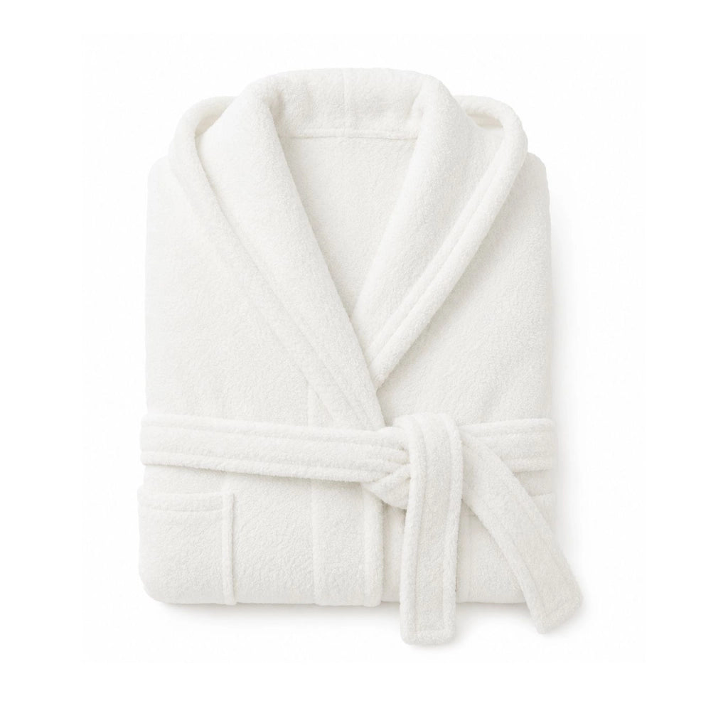 Satoka, Accappatoio 100% Cotone con Cappuccio, Bianco