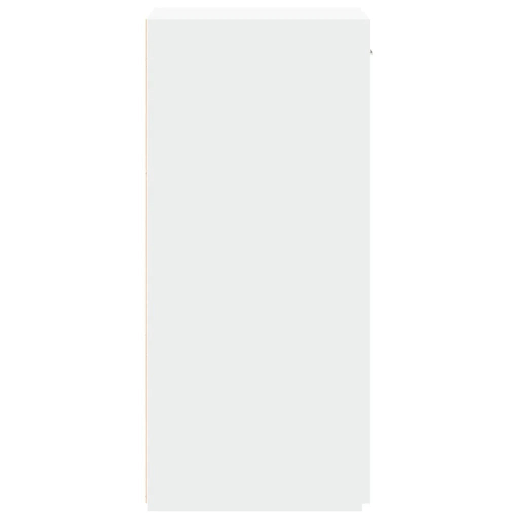 Buffet credenza cassettiera mobile contenitore organizer per cucina soggiorno salotto 45 x 42,5 x 93 cm legno composito bianco 02_0030316