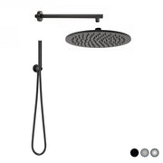KIT SOFFIONE TONDO SEVEN- Nero Opaco Matt- METAF- pezzi 1