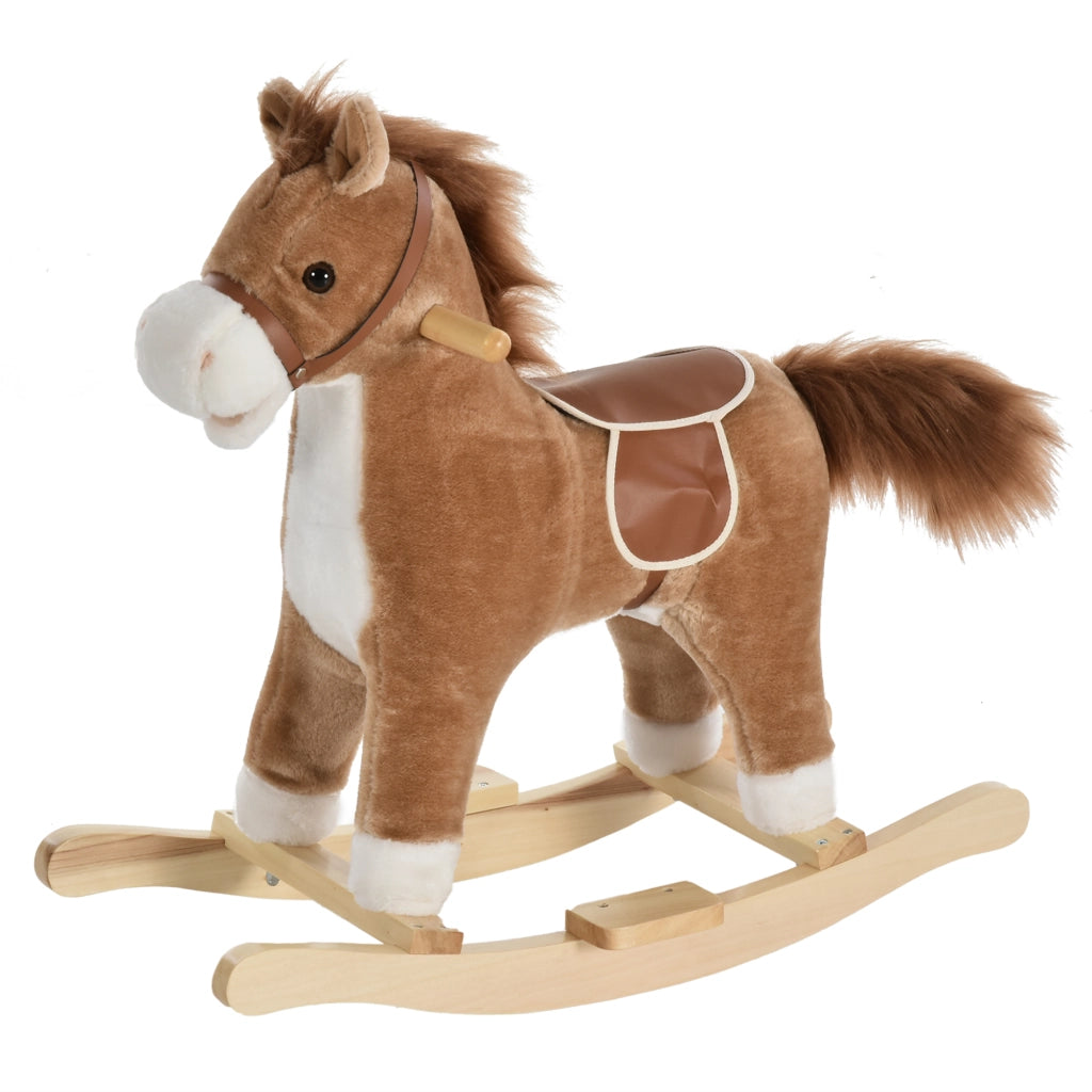 Cavallo a Dondolo per Bambini ¨C Minimal ¨C Marrone