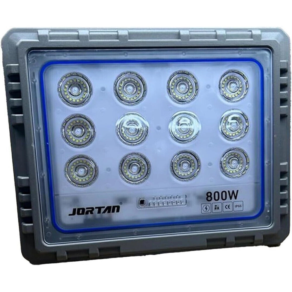 Trade Shop - Faro 800 Watt Con Pannello Solare Luce Forte Telecomando Batteria Lunga Durata -
