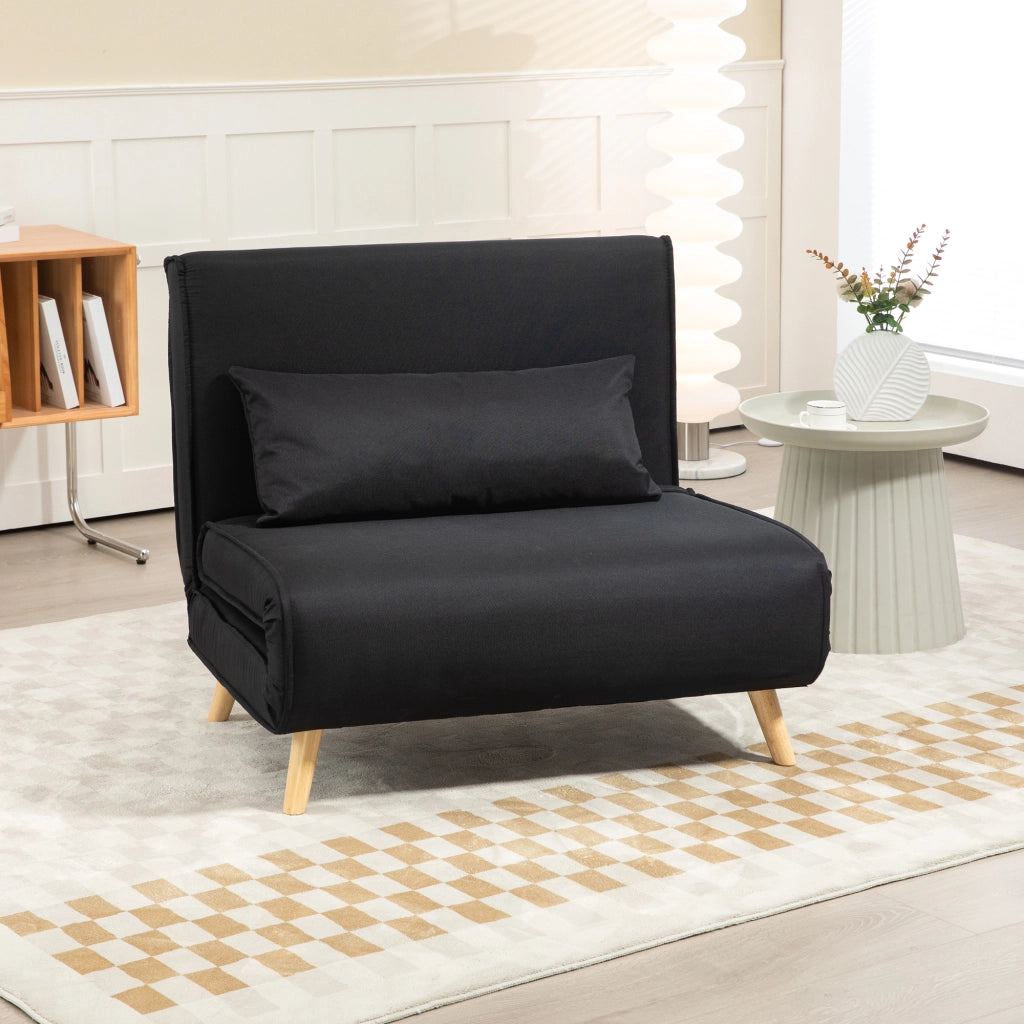Poltrona letto ¨C zephmum ¨C Nero 94x78x80 cm