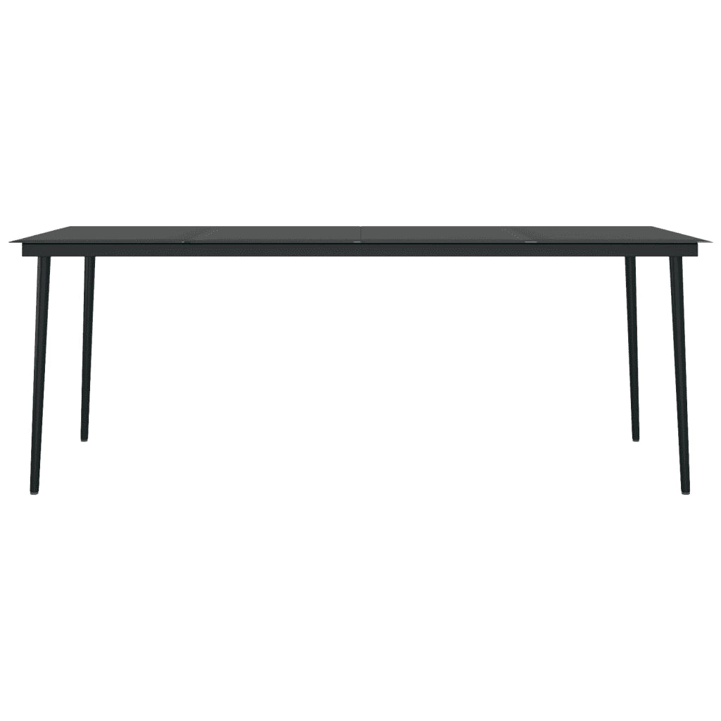 Set da Pranzo da Giardino con Cuscini 7 pz Polyrattan e Vetro 3099791