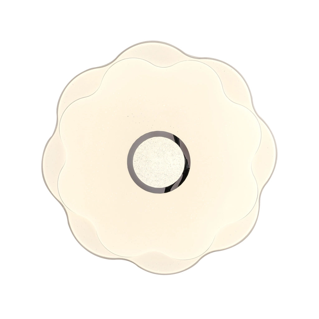 Plafoniera Italux Normi rotonda 30cm bianca LED 12W