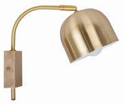 Applique Candellux RUPI ottone/legno E27 orientabile