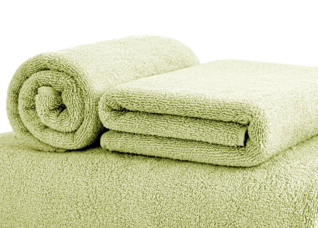Asciugamani Salvietta Bagno In Morbida Spugna Modello Sophie Colore Verde Salvia - Ospite - Salvia