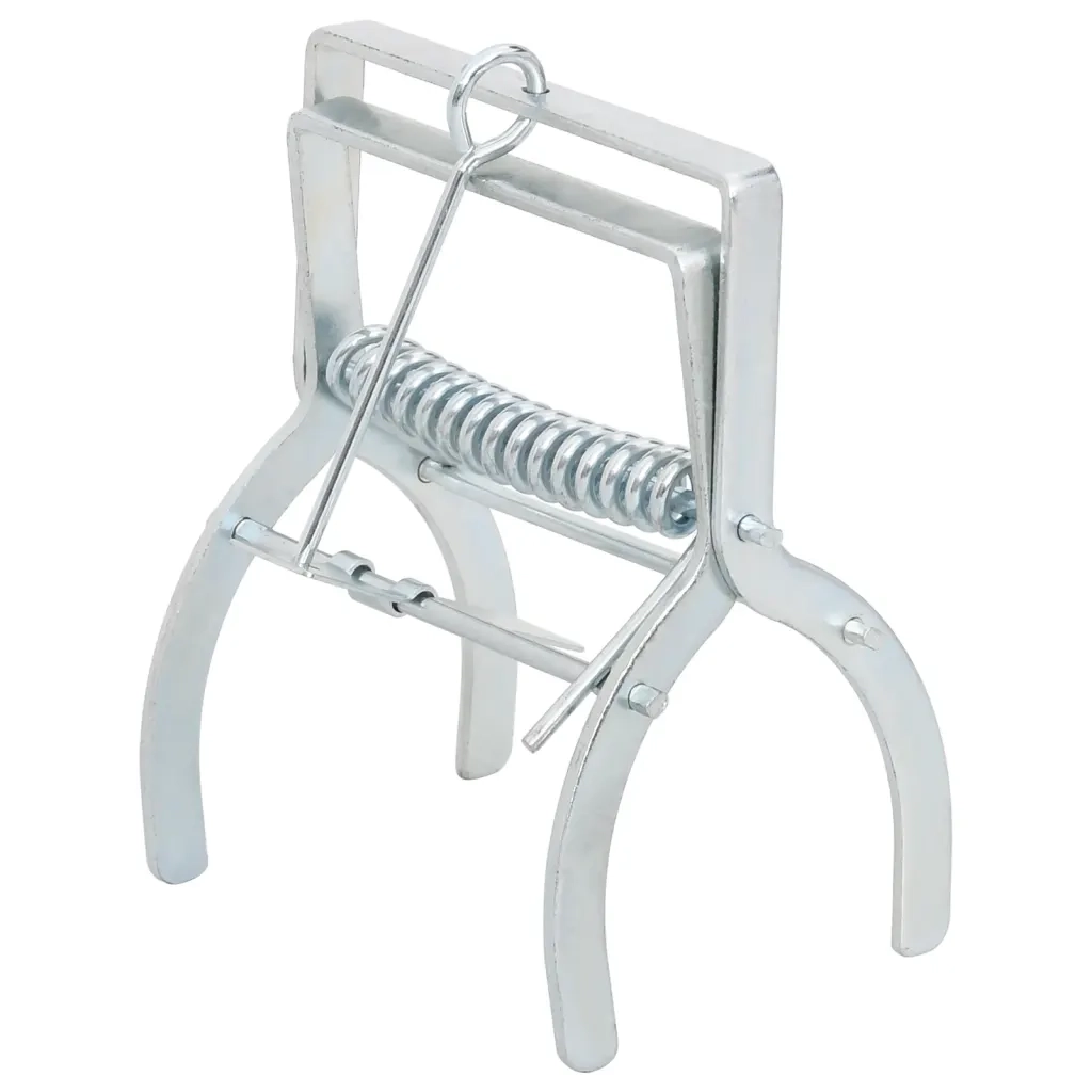 Trappole per Talpe 4 pz Argento Acciaio Zincato 150682