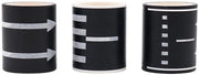 Tubo di Adesivo per Decorazione - 3 Stuks - Rimosso - Segnalazioni Stradali - Decorazione DIY - Carta Sicura - Traffico Interattivo - Adesivo Decorativo