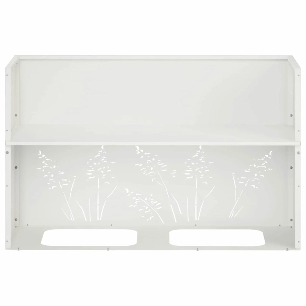 Vaso da giardino Bianco 80 x 20 x 49 cm 8005822