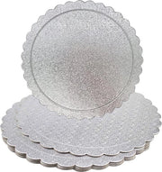 Tavola di cottura per torte ronde in acciaio inossidabile, 25 cm, con supporto per torte trasportabili, 5 pezzi, 1,5 mm, 18/8, non-stick, 100% food-grade, 5 pz.