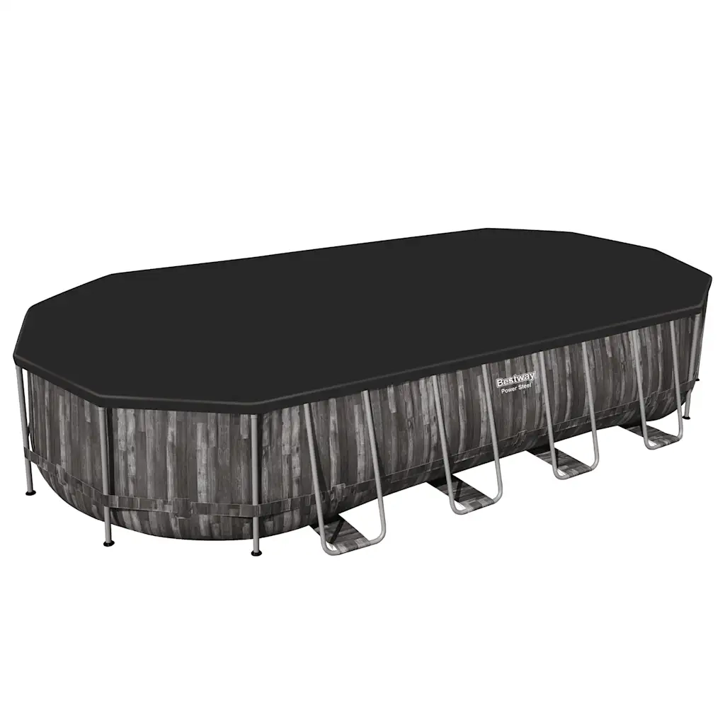 Bestway Set Piscina Ovale 7,32x3,66x1,22 m 3202689