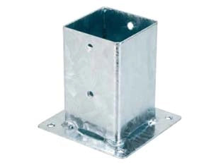 SUPPORTO A PAVIMENTO CON PIASTRA PER TRAVE ART.799  mm.101x101    ALDEGHI