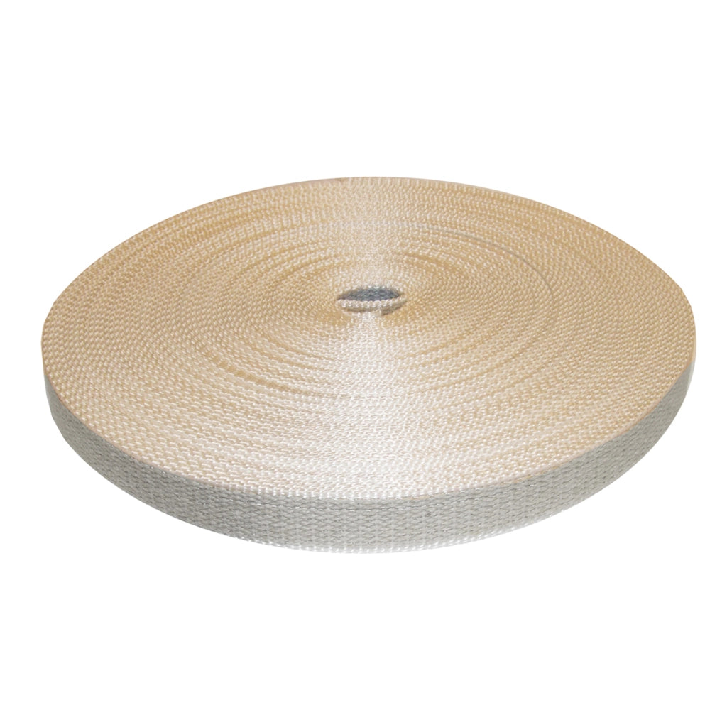 Cintino bicolore 25 mt. grigio/beige