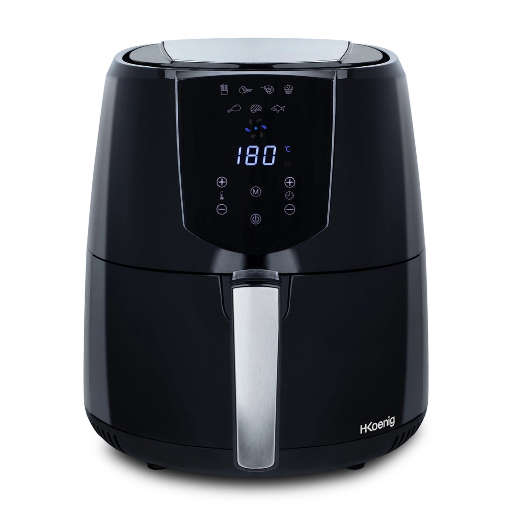 Friggitrice ad aria H.Koenig FRY800 4L, 7 programmi, 1400W