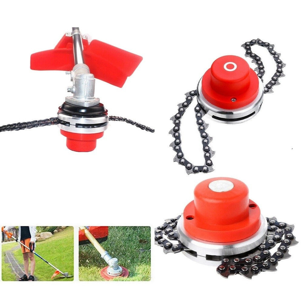 Trade Shop - Testina Ricambio Per Rasaerba A Catena 65mm In Acciaio Decespugliatore Erba -