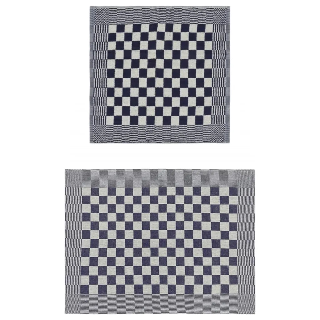 Set Strofinacci 20 pz in Cotone Blu e Bianco 136289
