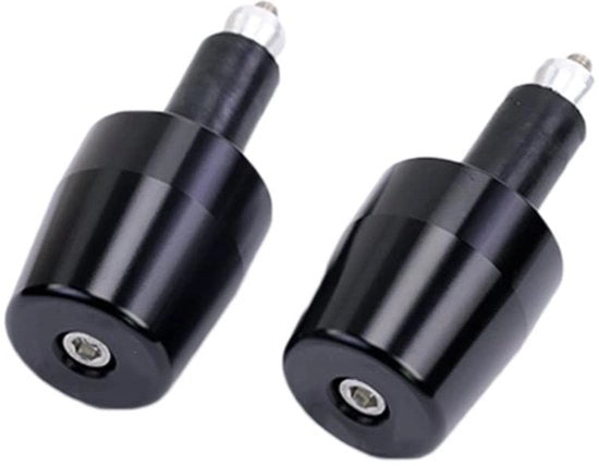 Ergometer per Fine - Manubrio Universale - Estremità del Manubrio - Fissaggio a M6 - 2 Pezzi - Nero - Protezione e Comfort - Manubrio per Motocicletta