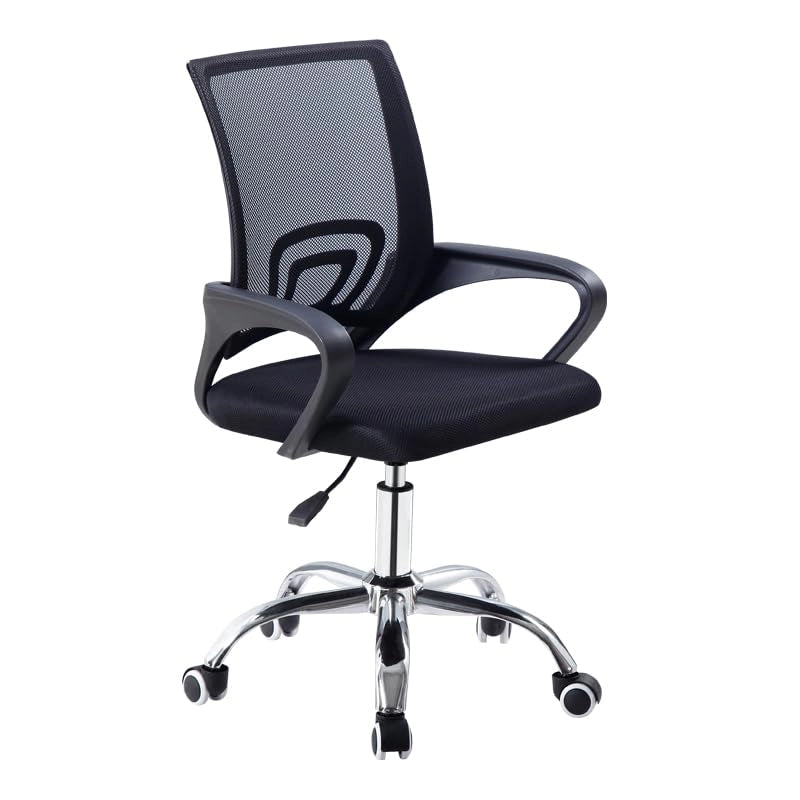 Sedia da ufficio scrivania con Rotelle Girevoli e braccioli ergonomica e con altezza regolabile imbottita e rete traspirante FC-05