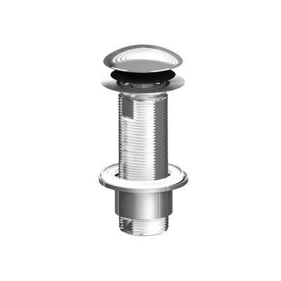 PILETTA PER SIFONI ABS CON TAPPO CLICK-CLACK IN INOX- BONOM- pezzi 1