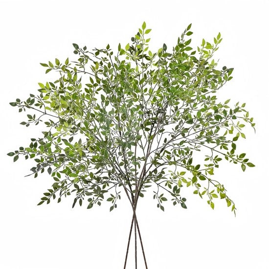 Piantine artificiali 110 cm - Piantine di eucalipto verde - Piantine nep per interni - Decorazione per matrimoni - Riciclabile - Facile da pulire