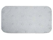 TAPPETO VASCA RETTANGOLARE IN PVC BIANCO- - cm.70x38 - 2 pezzi XTRA