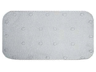 TAPPETO VASCA RETTANGOLARE IN PVC BIANCO- - cm.70x38 - 2 pezzi XTRA