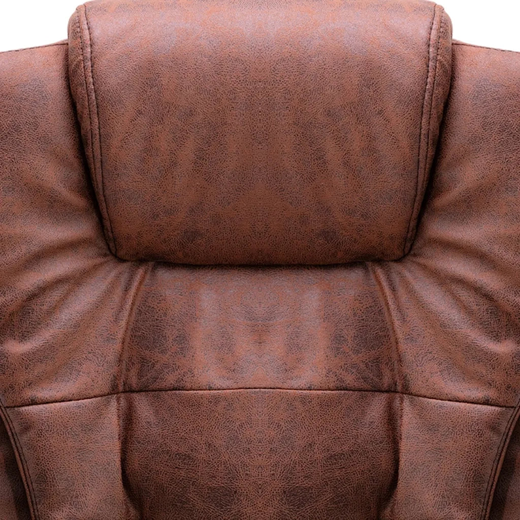 Sedia da Ufficio | Sedia da Gaming Marrone Chiaro in Scamosciato