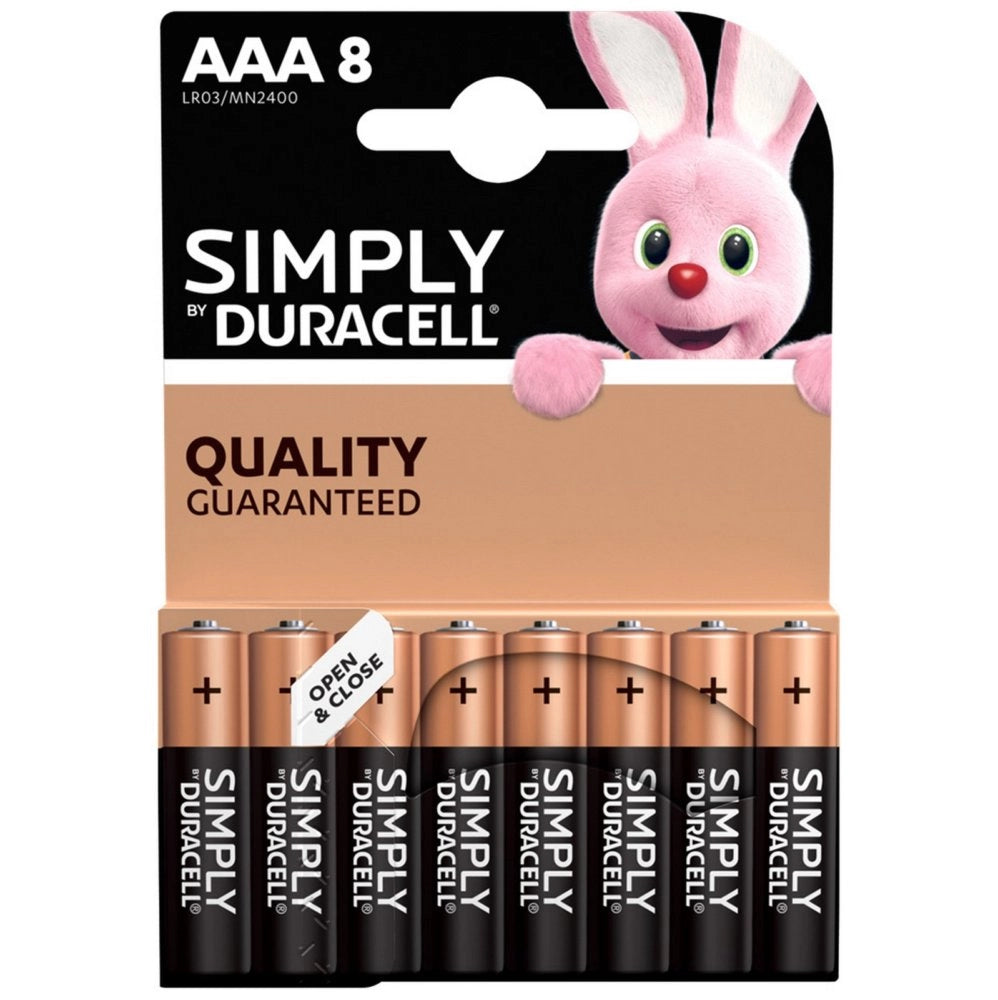 10blister duracell simply alcalina m/stil bl.8pz.mn2400 cod:ferx.36401