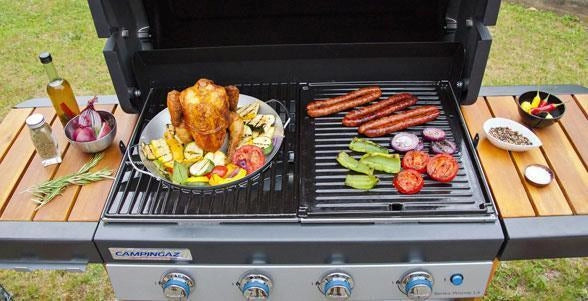 Campingaz 2000014576 Culinary Modular Supporto per Pollo in Ghisa Diametro 35 cm Altezza 8 cm colore Argento