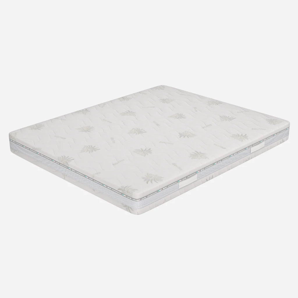Materasso Memory Singolo 80x190, Alto 25 cm - Sfoderabile, Rivestimento Aloe Vera, Traspirante | Evolution
