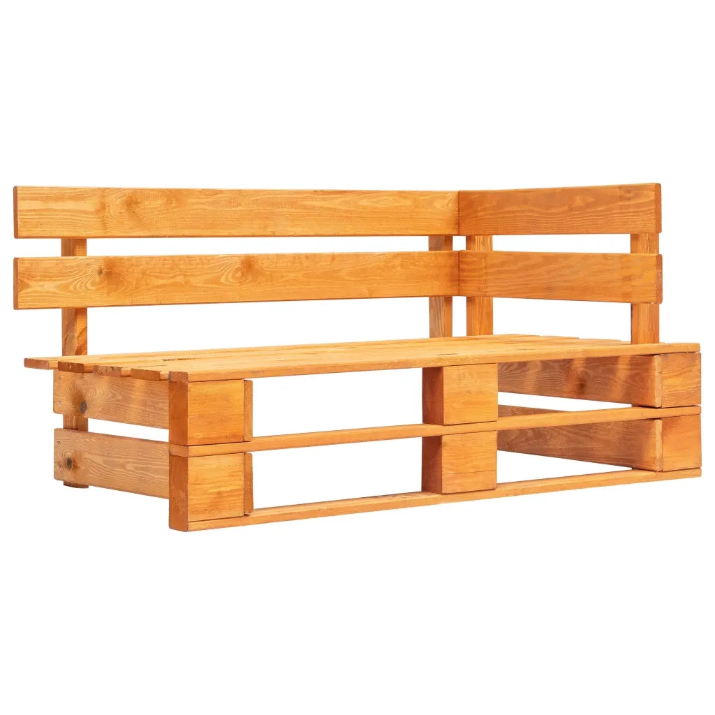 Set Divani in Pallet con Cuscini 6 pz in Pino Impregnato Ambra 3066879