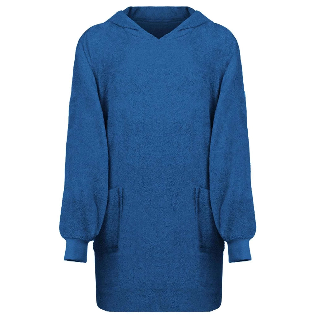 Felpa coperta KINN Navy L Cotone 4100889
