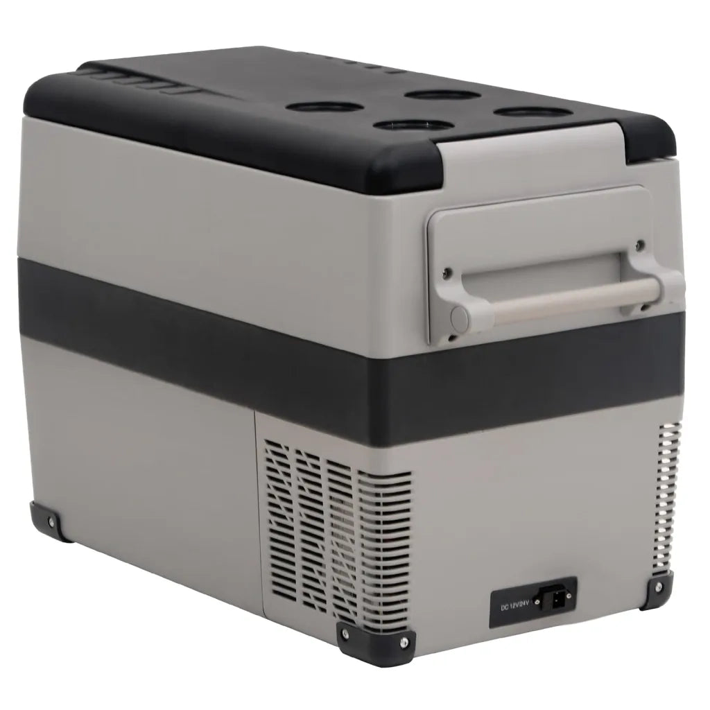 Borsa Frigo con Manico e Adattatore Nera e Grigia 55 L PP e PE 3154643