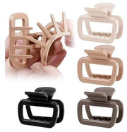4 Clip nylon per capelli, flessibili e resistenti, forte tenuta