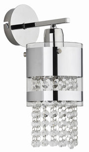 Applique Alfa BRUNO 1 luce E27 cromo cristallo 20980