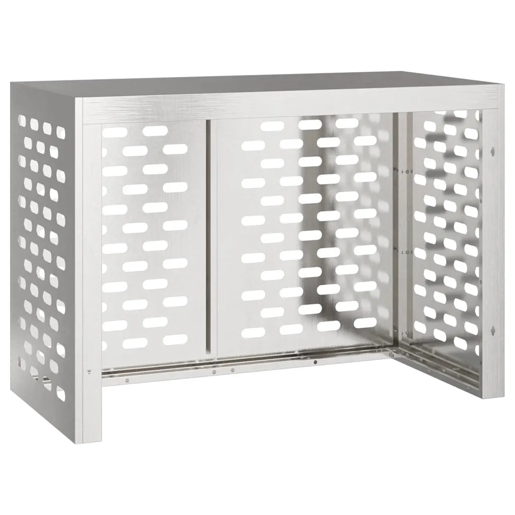 Copertura per condizionatore d'aria Argento 100 x 50 x 70 cm 865901