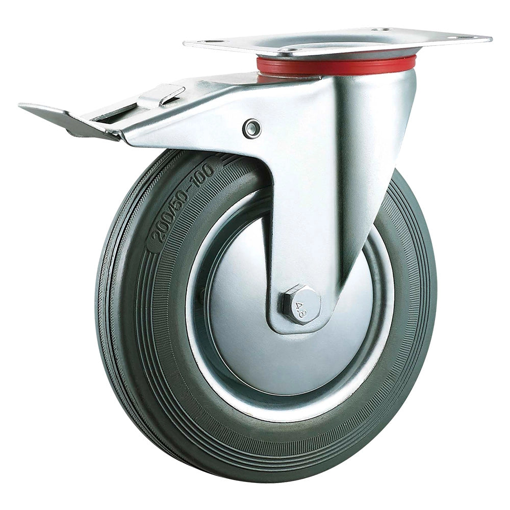 Ruota per Carrelli Art 80 Ø Piastra Capacità Uniko 60 kg 80 mm 105 x 85 mm