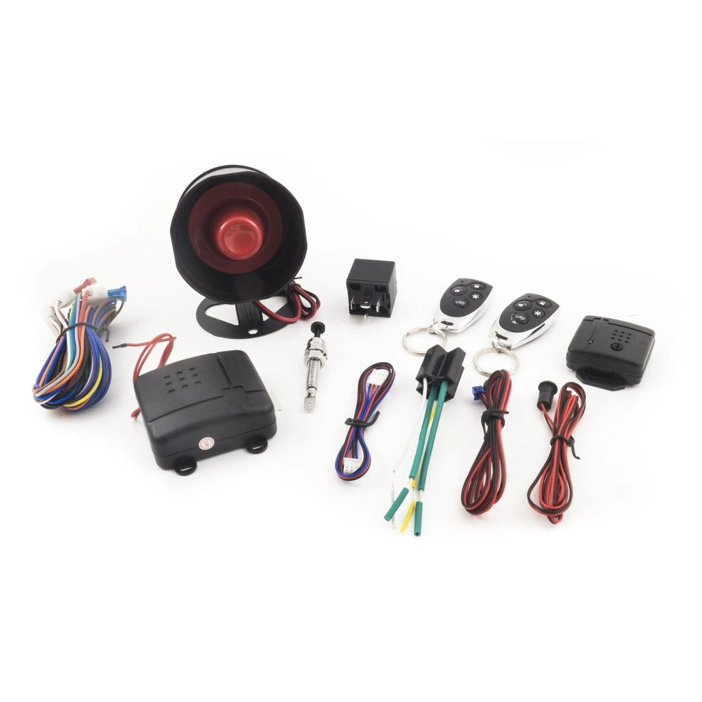 Trade Shop - Allarme Antifurto Auto Universale Furgone Camper Roulotte 2 Telecomandi -