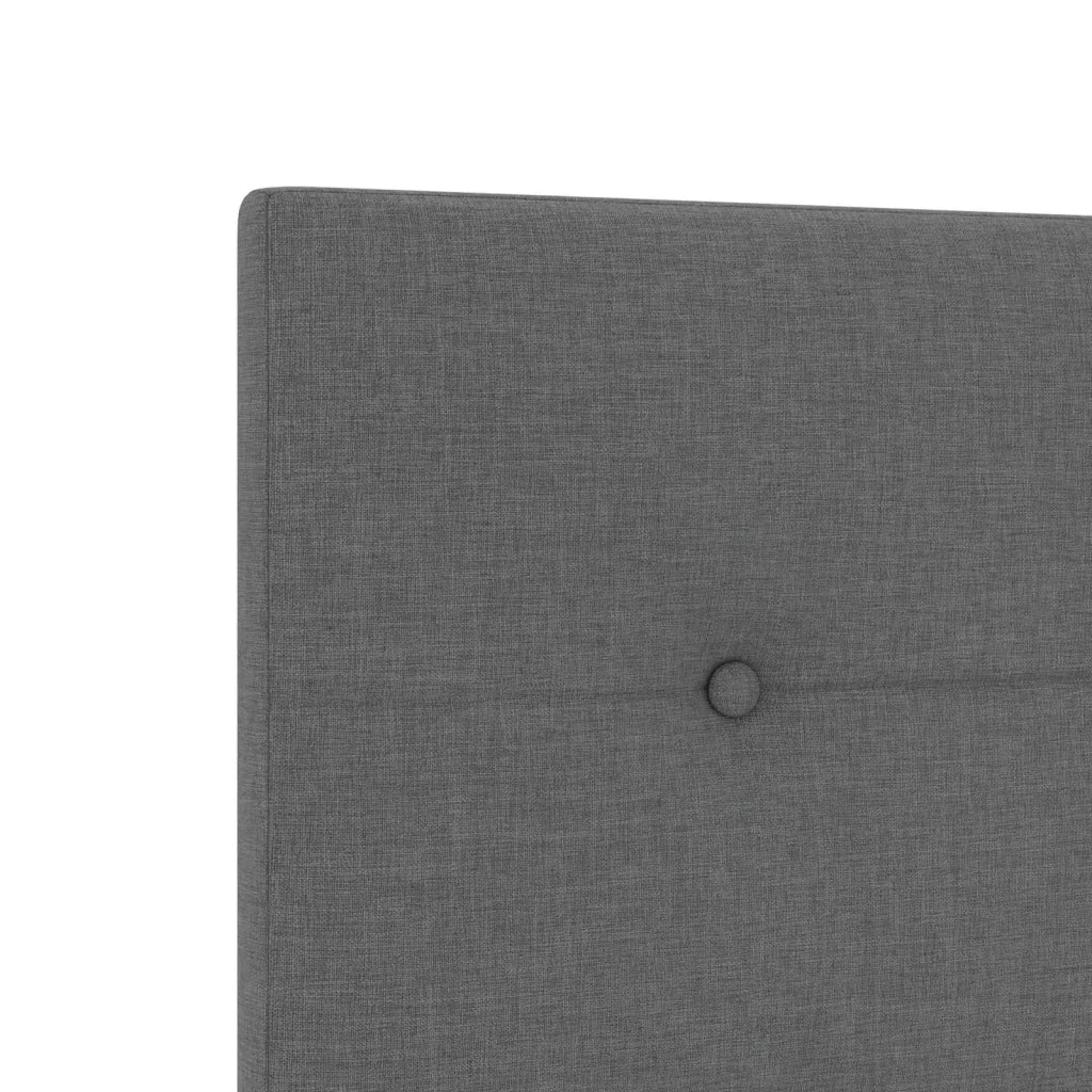 Letto ottomano con materasso Grigio Scuro 140 x 200 cm Tessuto 3457495