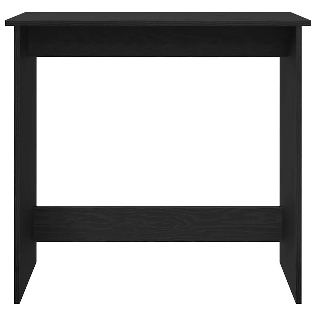 Scrivania Nera 80x40x75 cm in Legno Multistrato 860455