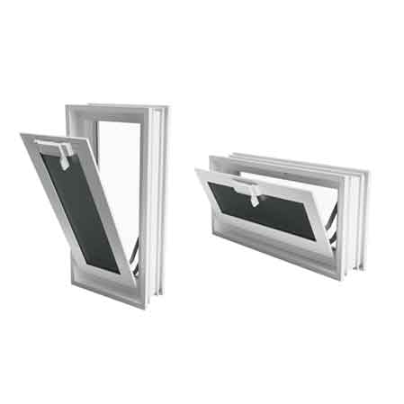 FINESTRA DI VENTILAZIONE 384x189x80 mm